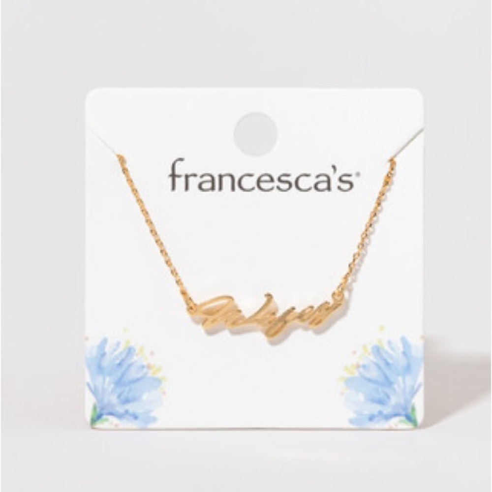Ember Wifey Pendant Necklace